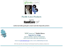 Tablet Screenshot of gloves.com